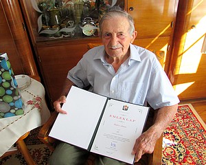 95 éves Radics János